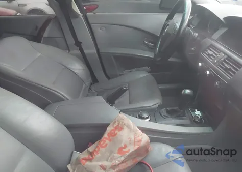 2006 BMW 550I из США, поврежденный, VIN WBANB53516CP02188